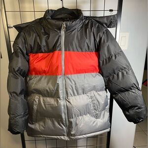 i5 apparel boys puffer jacket with removable hood NWT